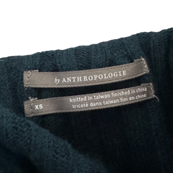 NWT Anthropologie Welford Tunic Sweater, Dark Turquoise, Size XS - Picture 8 of 10